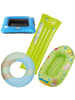 Happy People Kinderbade-Set (Schwimmring, Boot, Luftmatratze) + Cooler Float in mehrfarbig