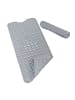 relaxdays Badewannenmatte in Grau - (B)97 x (T)39 cm
