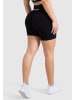 SMILODOX Shorts Cetrina Scrunch in Schwarz