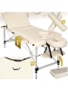 tectake 3-Zonen-Massagetisch-Set, Maße: 210 x 95 x 89 cm, Polsterung 5 cm