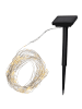 STAR Trading Solar-Lichterkette Dew Drop, (200 LEDs, Batterie)