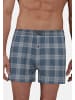 CECEBA Boxershort 2Er Pack Limerick in blau-mittel-Karo