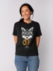 wat? Apparel T-Shirt [#afts] Fuchs in Schwarz