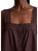 Marc O'Polo DENIM Broderie-Anglaise-Top regular in Burnt Aubergine