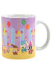 United Labels Peppa Wutz Tasse - Festsaal Kaffeetasse Becher 320 ml in lila