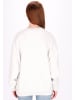 DreiMaster Damen Sweatshirt in Wollweiss Melange