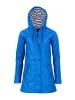 mh michael heinen Regenjacke "Borkum", Friesennerz, Anker-Motiv, Regenparka mit Kapuze, Regenmantel in french blue