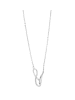 Adeliás Damen Halskette – Unendlichkeitszeichen aus 925 Silber 43+3 in silber