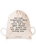 Mr. & Mrs. Panda Tasche Wir sind Schwestern. Wenn... mit Spruch in Creme