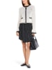 MARC CAIN COLLECTIONS Kurze Jacke in Deutschland gestrickt in Off White