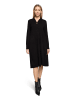 CARTOON Strickkleid mit Kragen in Schwarz
