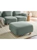 Beliani Sofaelement AMLI in Grün/Braun - (W) 79 x (H) 41 x (L) 91 cm