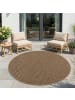 Teppich Boss In- & Outdoor Teppich Timber 1404, rund - Beige