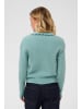 SAINT TROPEZ Strickpullover TristenSZ Gerade Passform in Aqua Haze Melange
