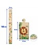 relaxdays Messlatte "Dschungel" in Natur - 50-180 cm