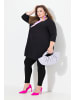 Ulla Popken Longshirt in schwarz