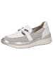 Caprice Sneaker in WHITE/SILVER