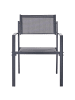 Beliani 3-tlg Bistro Set TAVOLETO in Grau