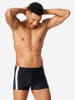Schiesser Boxer-Badehose Ocean Swim in Schwarz
