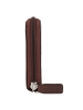 mano Donna Aurona Geldbörse RFID Leder 19 cm dunkelbraun