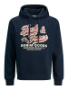 Jack & Jones Sweatshirt / Hoodie Logo in Sky captain