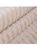 KADIMA DESIGN Teppich Kurzflor Tiefeneffekt-Muster Polypropylen Wohnzimmer in Beige