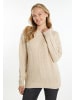 myMo Damen Strickpullover in Creme