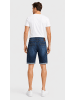 Timezone Einfarbige Jeansshorts Reißverschluss Cargotaschen in Blau