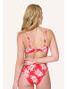 Linga Dore Linga Dore Bügel Bikini top in Leaf stripe