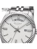 Regent Analog-Armbanduhr Regent Metallarmband silber groß (ca. 40mm)