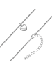 Yokoamii Kette Herz aus Messing in silber