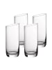 Villeroy & Boch 4er Set Longdrinkgläser NewMoon 370 ml transparent in transparent