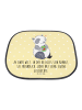 Mr. & Mrs. Panda Sonnenschutz Auto Panda Depression mit Spruch in Gelb Pastell
