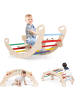 COSTWAY 4 in 1 Kletterbogen mit Sitz ab 1 Jahre in Bunt