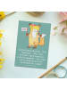 Mr. & Mrs. Panda Postkarte Sozialarbeiterin Erfolg mit Spruch in Meeresbrise