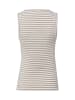 Marie Lund Top in melange weiß - 0002