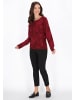 Usha Women Sweater in burgundy