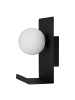 home24 Wandleuchte Harlon in Schwarz