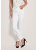 MADELEINE Schmale Jeans im Five-Pocket-Style in wollweiß