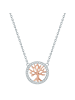 Rafaela Donata Halskette Lebensbaum aus Sterling Silber mit Zirkonia in silber
