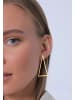Elli Ohrringe 925 Sterling Silber Dreieck in Gold