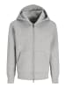 JACK & JONES Junior Kapuzenpullover in Light Grey Melange