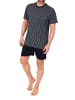 NORMANN Kurzarm Schlafanzug Shorty Pyjama 126 105 90 554 in marine