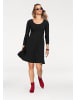 Aniston CASUAL Jerseykleid in schwarz