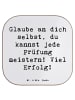 Mr. & Mrs. Panda Bierdeckel Spruch Prüfungen bestehen mit Spruch in Weiß