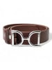 FRONHOFER Gürtel Steigbügel in Dunkelbraun