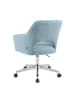DUBI Möbel 2er-Set: Bürostuhl Mika-Faro in Hellblau - (B)60 x (H)85 x  (T)65 cm