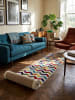 KADIMA DESIGN Kurzflor-Teppich Pflegeleicht MEON Geometrisch Streifen Wohnzimmer