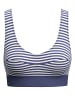 Calida Bustier in cobalt blue print