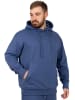 Reichstadt Herren Regular Fit Sport Hoodie Marken-Stick in Dark Blue